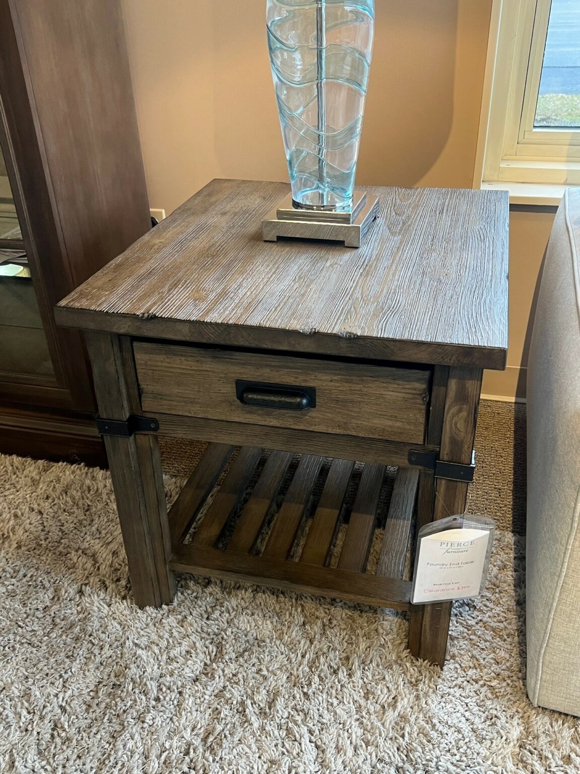 Foundry End Table | Pierce Furniture